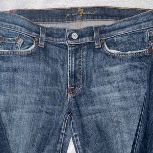 7 For All Mankind Classic Blue Skinny Jeans